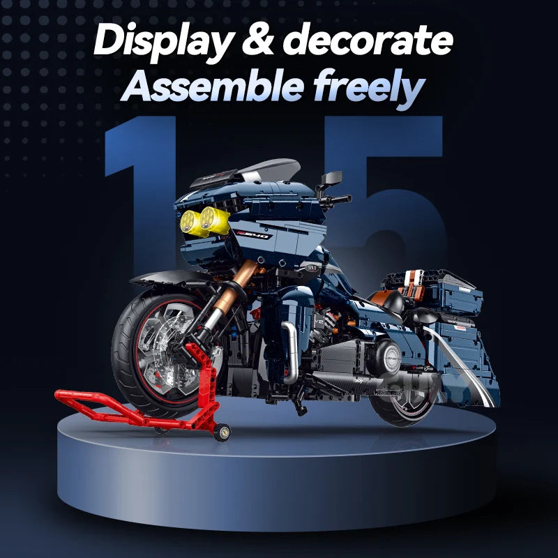 GULY 60540 Sapphire King – Touring Motorrad 1:5 | 2.410 Teile