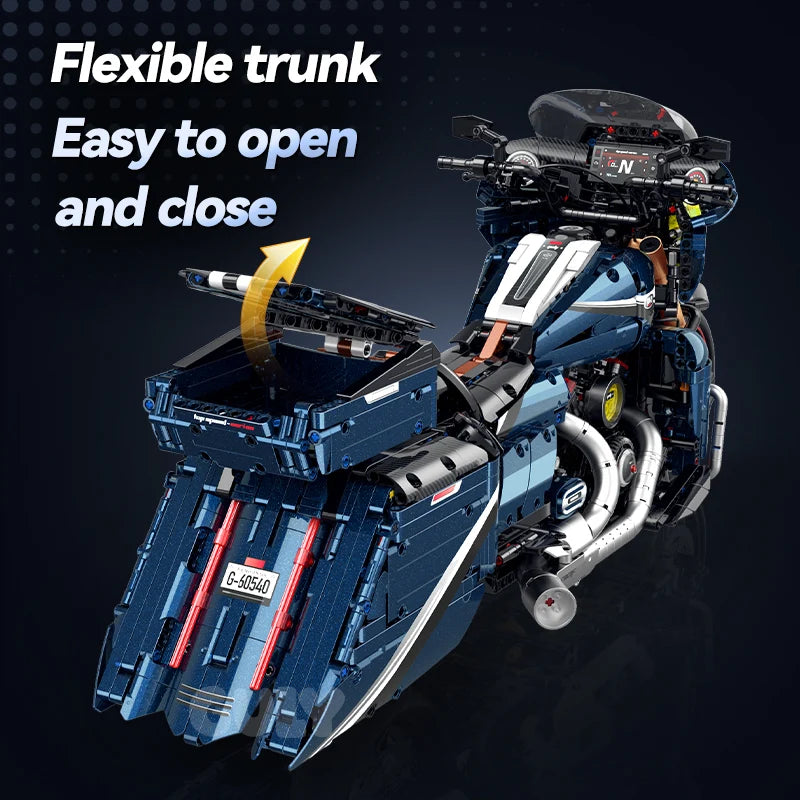 GULY 60540 Sapphire King – Touring Motorrad 1:5 | 2.410 Teile