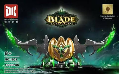 DK 1531 Shadow Blade – Fantasy-Klinge mit Beleuchtung | 1.638 Teile