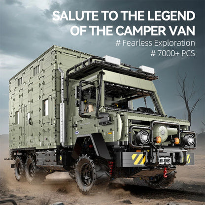 GULY 10661 Unimog Wohnmobil 1:8 – 7.310 Teile Klemmbaustein-Modell