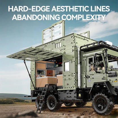 GULY 10661 Unimog Wohnmobil 1:8 – 7.310 Teile Klemmbaustein-Modell