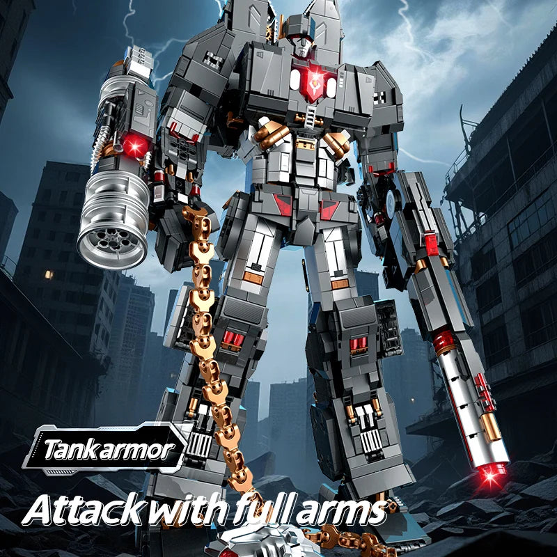 GULY 80509 Tyrant – 2-in-1 Mecha Roboter & Panzer | 3.727 Teile