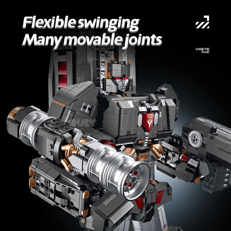 GULY 80509 Tyrant – 2-in-1 Mecha Roboter & Panzer | 3.727 Teile