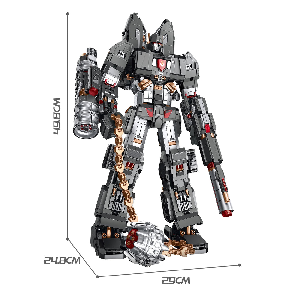 GULY 80509 Tyrant – 2-in-1 Mecha Roboter & Panzer | 3.727 Teile