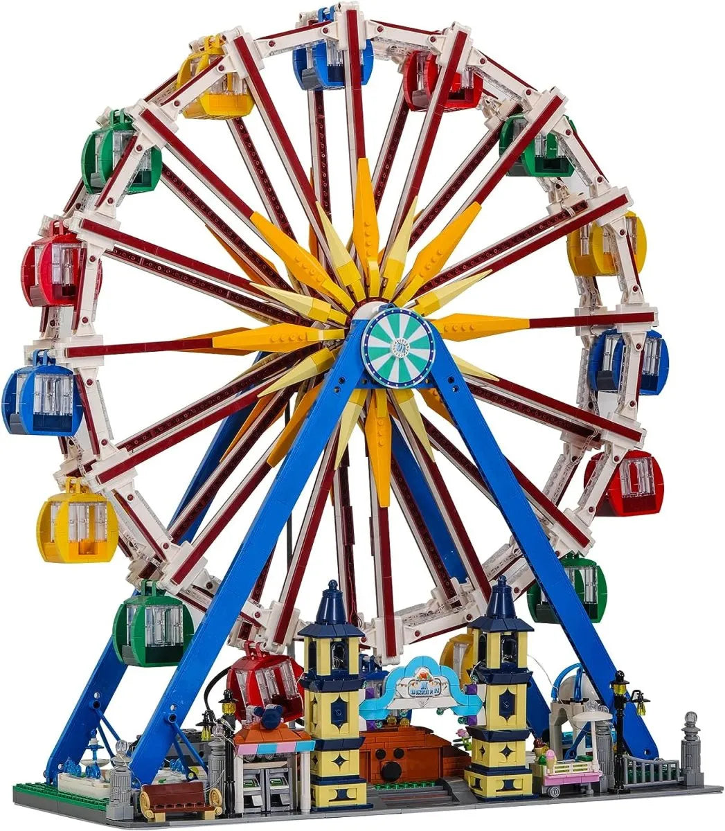 Mould King 11006 Motorisiertes Riesenrad – 3836 Teile LED Ferris Wheel | Großes Kirmes-Modell | Kompatibel
