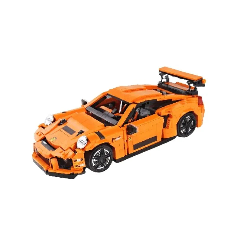 Mould King 13129 GT3-911 Sportwagen – 1072 Teile Klemmbaustein Modell | 1:14 Replica | Funktionale Details