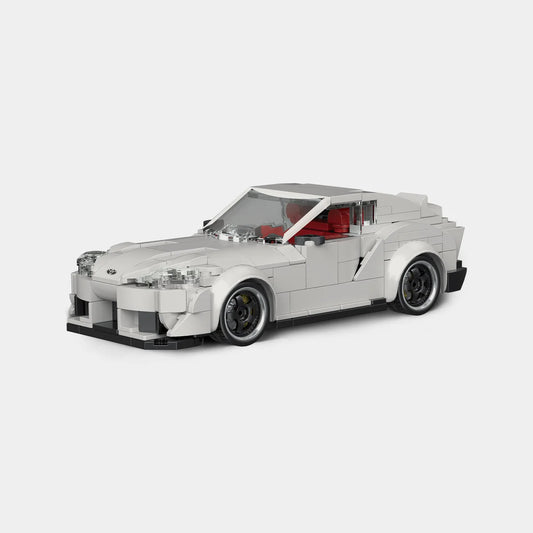 PowerBuild Toyota GR Supra – 1:24 Sportwagen Klemmbaustein-Modell | 450+ Teile