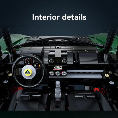 CaDA C61511W Lotus Exige Cup 430 – 3730 Teile Sportwagen Modell | 1:8 Klemmbaustein-Set