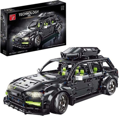 TaiGaoLe T5023 RS6 Sportscar – 2896 Teile Technik-Set | RS6 Klemmbaustein-Modell | 1:10 Supercar
