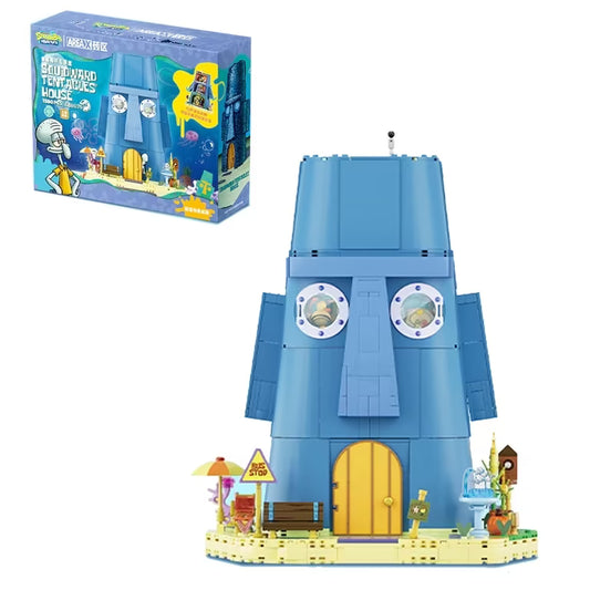 Areax AB0078 Thaddeus Haus – 1623 Teile Klemmbaustein-Bauset | Großes Technik-Modell | Kompatibel