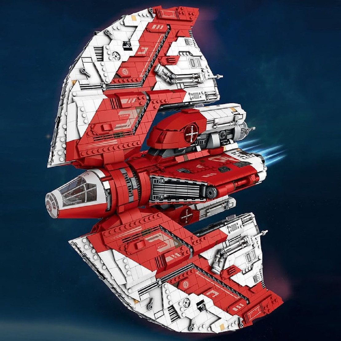 REOBRIX 99006 T6 Shuttle - 5749 Pieces Spaceship Building Block Set | Large Space Display Model