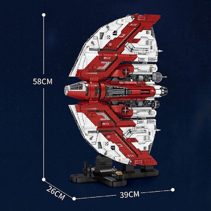 REOBRIX 99006 T6 Shuttle - 5749 Pieces Spaceship Building Block Set | Large Space Display Model