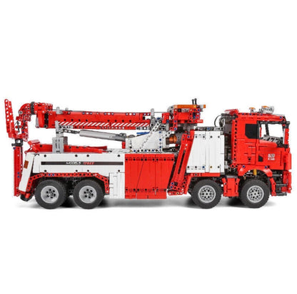 Mould King 17027 RC Abschlepptruck – 4883 Teile Technik-Klemmbaustein-Set | Ferngesteuerter Truck