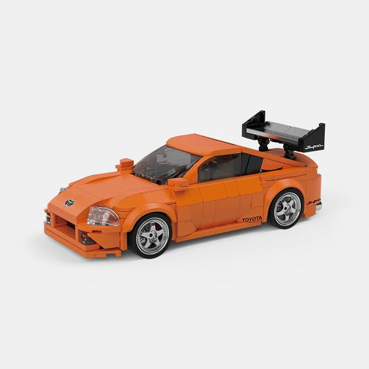 PowerBuild Toyota Supra A80 – 1:16 Klemmbaustein-Sportwagen | Detailreiches Modell