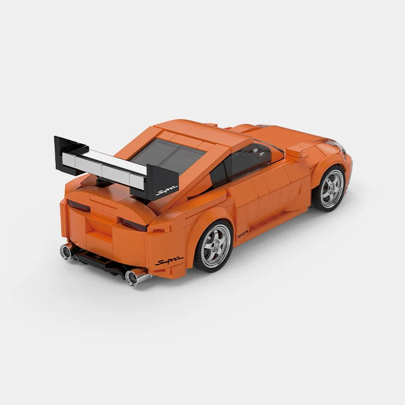 PowerBuild Toyota Supra A80 – 1:16 Klemmbaustein-Sportwagen | Detailreiches Modell