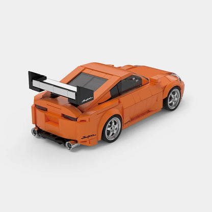 PowerBuild Toyota Supra A80 – 1:16 Klemmbaustein-Sportwagen | Detailreiches Modell