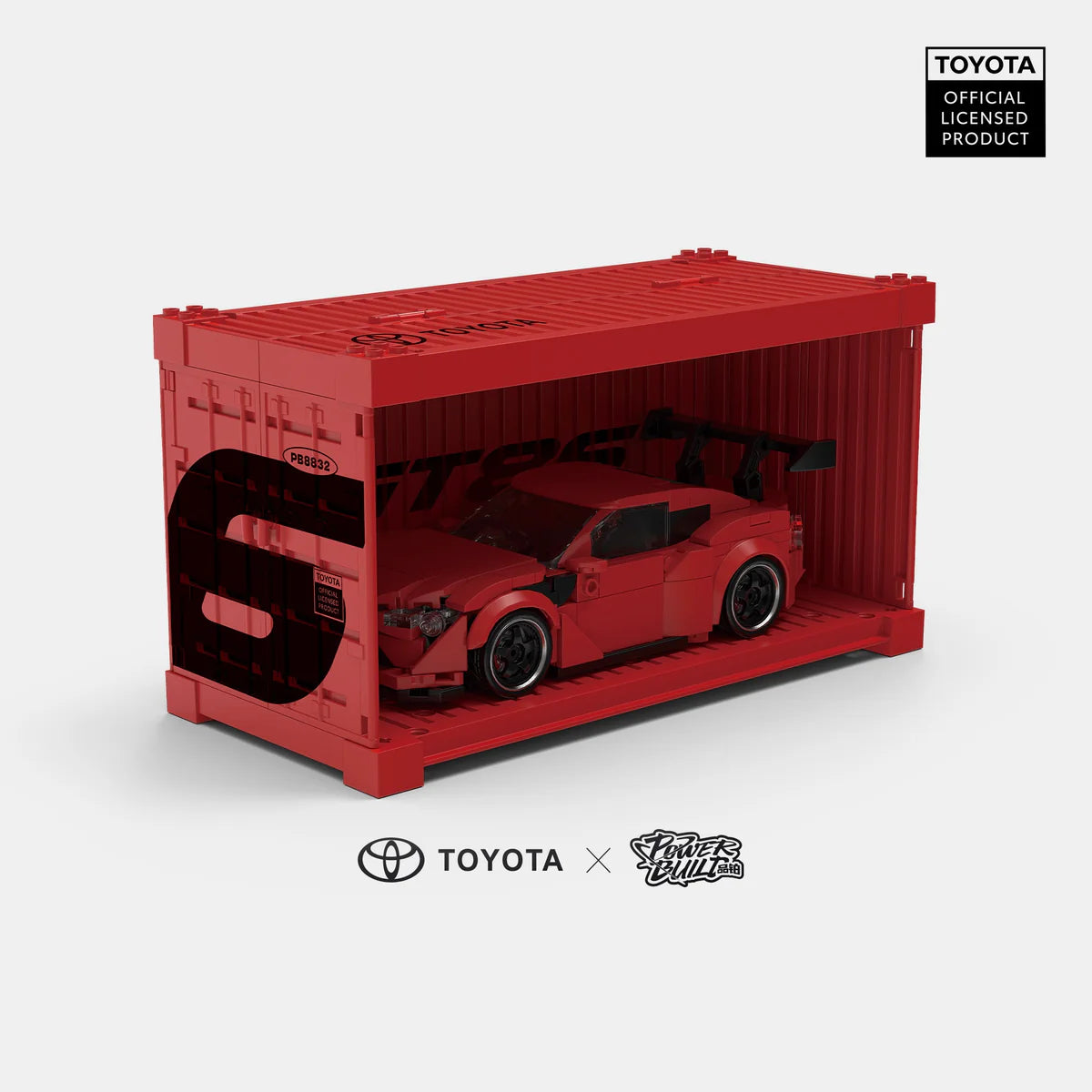 PowerBuild Toyota GT86 – 1:16 Klemmbaustein-Sportwagen | Detailreiches Auto-Modell