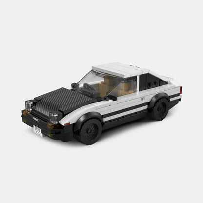PowerBuild Toyota Trueno AE86 – 1:32 Building Block Sports Car | Classic Drift Cult Car as a Model