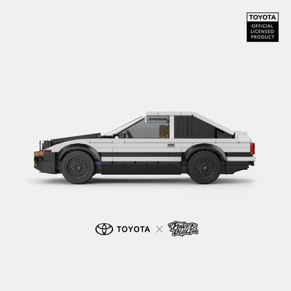 PowerBuild Toyota Trueno AE86 – 1:32 Building Block Sports Car | Classic Drift Cult Car as a Model