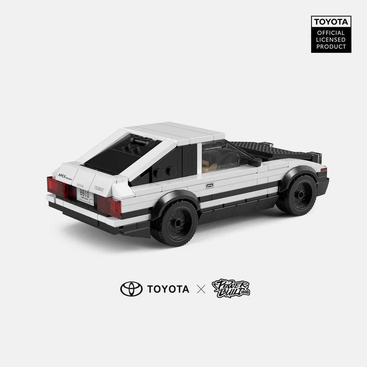 PowerBuild Toyota Trueno AE86 – 1:32 Building Block Sports Car | Classic Drift Cult Car as a Model