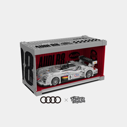 PowerBuild Audi R8 Le Mans 2000 – 1:32 Building Block Race Car | Detailed Sports Car Model
