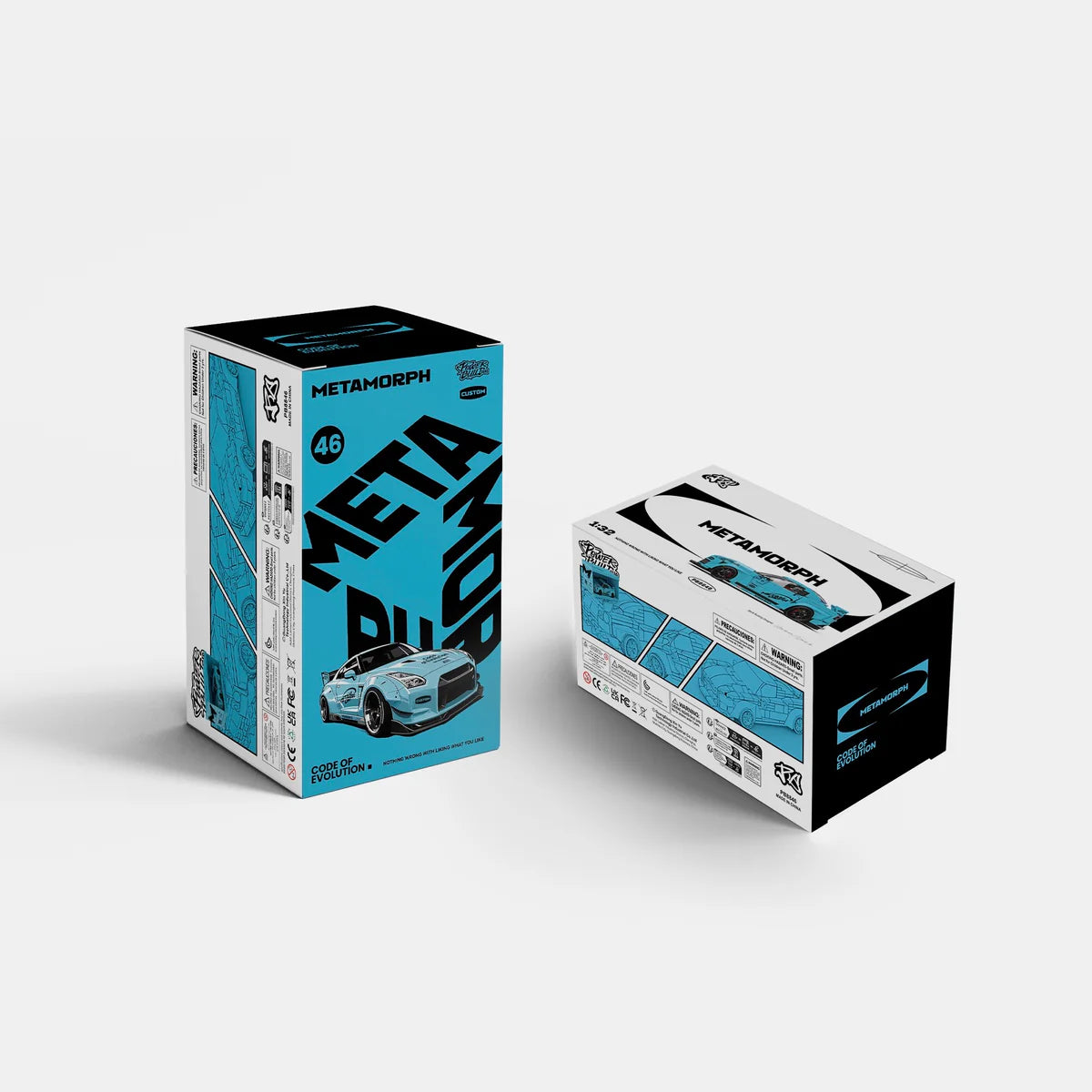 PowerBuild Metamorph Countach – 1:16 Klemmbaustein-Sportwagen | Iconic Supercar Modell