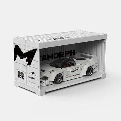 PowerBuild Metamorph F40 – 1:16 Klemmbaustein-Supercar | Detailreiches Ferrari-Modell