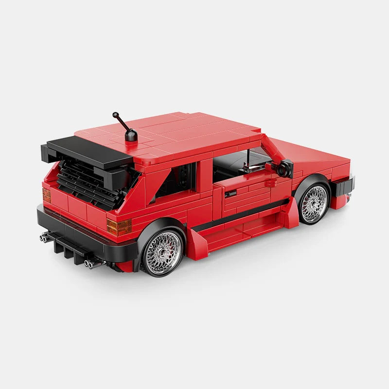 PowerBuild Golf MK2 GTI – 1:32 Brick Model Cult Car | Detailed Retro Car Model