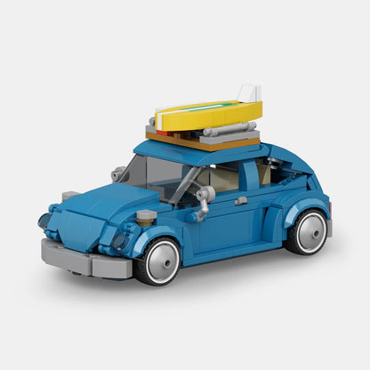 PowerBuild Beetle Summer – 1:32Brick Retro Beetle | Stylish Summer Car Model