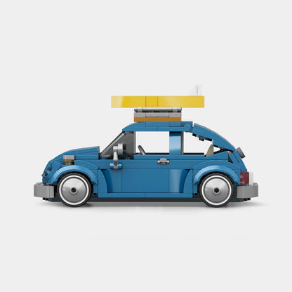 PowerBuild Beetle Summer – 1:32Brick Retro Beetle | Stylish Summer Car Model