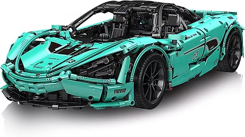 Mould King 13167 McLaren 720S Tiffany 1:8 – Großes Supersportwagen Klemmbaustein-Modell mit 3.188 Teilen