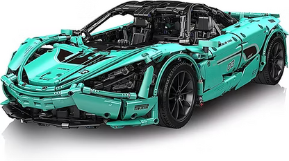 Mould King 13167 McLaren 720S Tiffany 1:8 – Großes Supersportwagen Klemmbaustein-Modell mit 3.188 Teilen