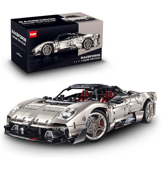 GULY 10657 Pagani Utopia 1:8 – Großes Supersportwagen Klemmbaustein-Modell mit 3.314 Teilen