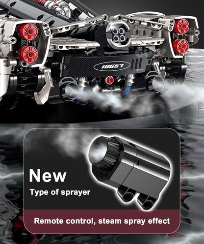 GULY 10657 Pagani Utopia 1:8 – Großes Supersportwagen Klemmbaustein-Modell mit 3.314 Teilen