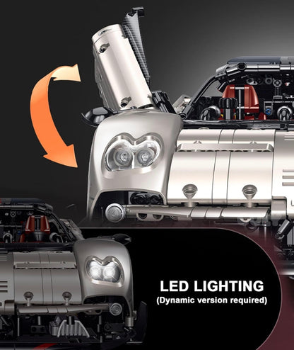 GULY 10657 Pagani Utopia 1:8 – Großes Supersportwagen Klemmbaustein-Modell mit 3.314 Teilen