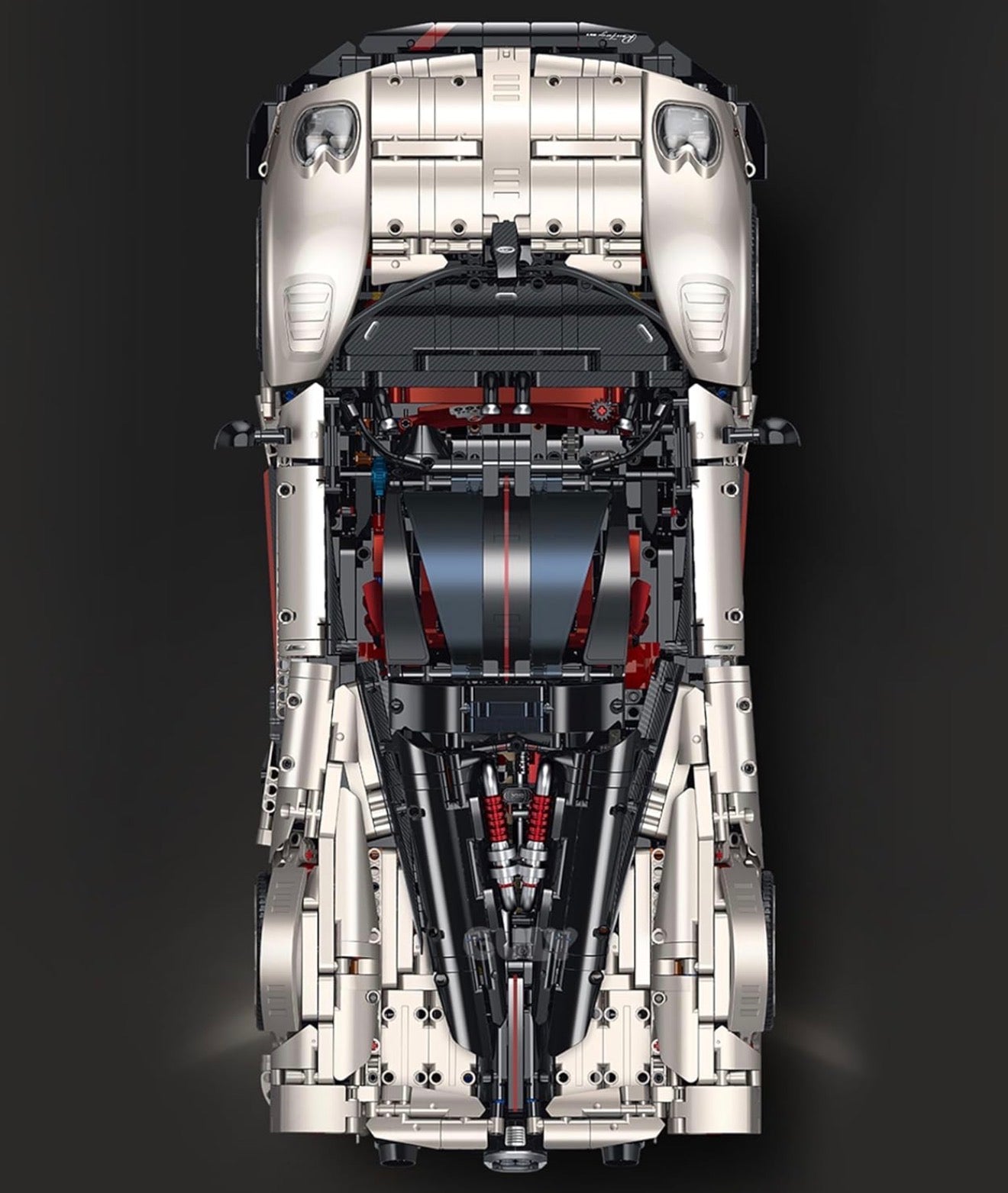 GULY 10657 Pagani Utopia 1:8 – Großes Supersportwagen Klemmbaustein-Modell mit 3.314 Teilen