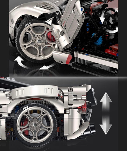 GULY 10657 Pagani Utopia 1:8 – Großes Supersportwagen Klemmbaustein-Modell mit 3.314 Teilen