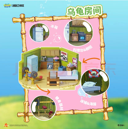 Area-X AB0089 Patrick Star Rock House – SpongeBob-Themen-Klemmbaustein-Modell