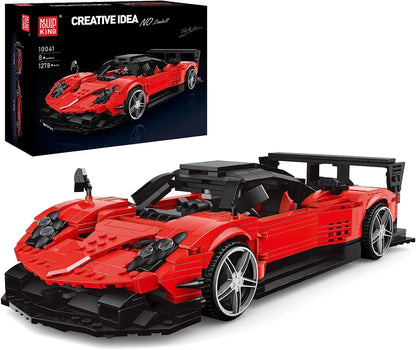 Mould King 10041 Zonda R 1:14 – Supercar Klemmbaustein-Modell mit 1.278 Teilen