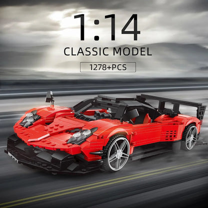 Mould King 10041 Zonda R 1:14 – Supercar Klemmbaustein-Modell mit 1.278 Teilen