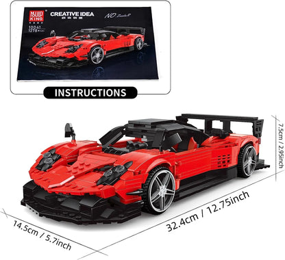 Mould King 10041 Zonda R 1:14 – Supercar Klemmbaustein-Modell mit 1.278 Teilen
