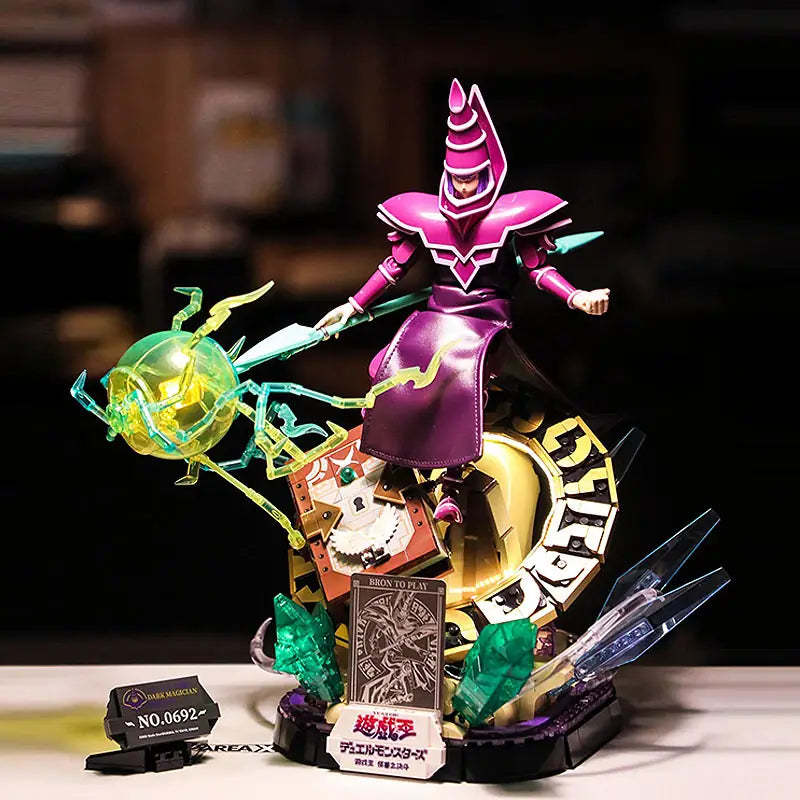 AREA-X AB0040 Yu-Gi-Oh!™ Dark Magician – Premium Klemmbaustein-Display-Modell