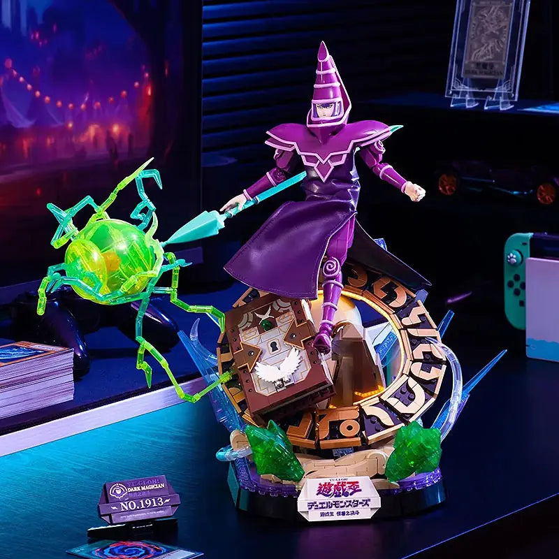 AREA-X AB0040 Yu-Gi-Oh!™ Dark Magician – Premium Klemmbaustein-Display-Modell