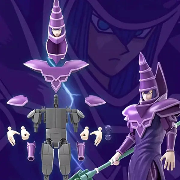 AREA-X AB0040 Yu-Gi-Oh!™ Dark Magician – Premium Klemmbaustein-Display-Modell