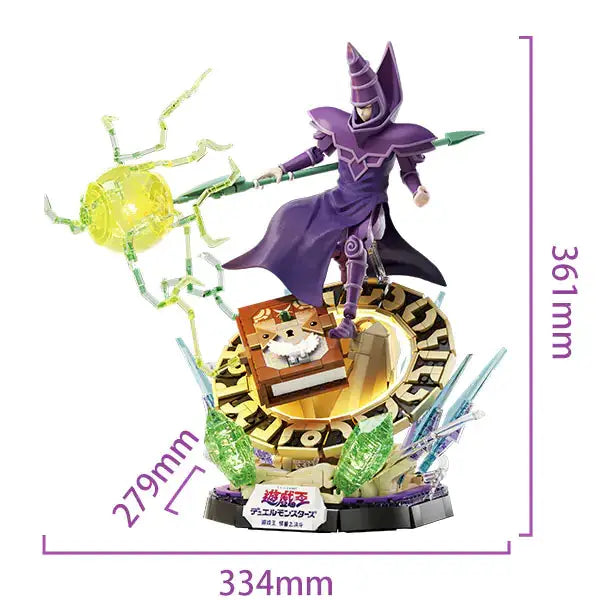 AREA-X AB0040 Yu-Gi-Oh!™ Dark Magician – Premium Klemmbaustein-Display-Modell
