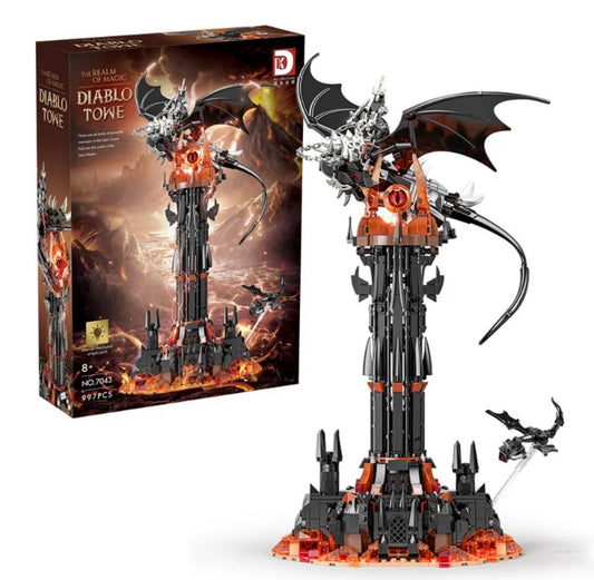 DK-7043 Dark Tower  – Großer Fantasy Klemmbaustein-Bausatz