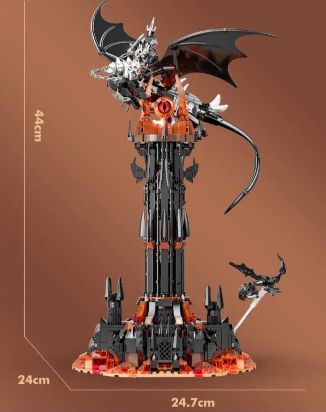 DK-7043 Dark Tower  – Großer Fantasy Klemmbaustein-Bausatz