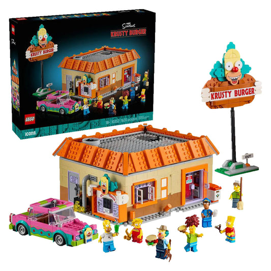 LEGO Icons The Simpsons™ Krusty Burger 10352 – Sammler-Set | 1635 Teile | 18+