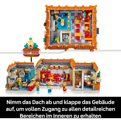 LEGO Icons The Simpsons™ Krusty Burger 10352 – Sammler-Set | 1635 Teile | 18+