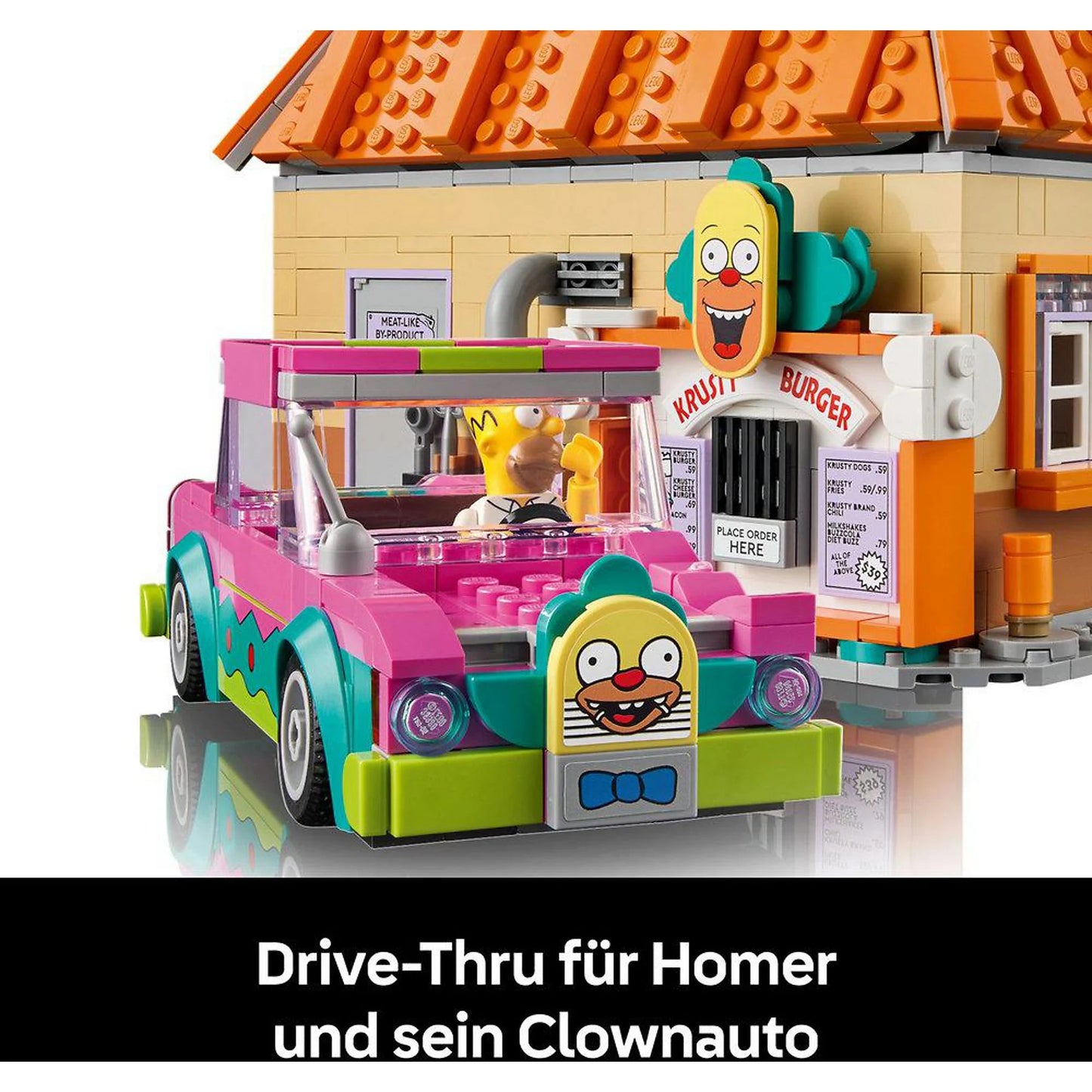 LEGO Icons The Simpsons™ Krusty Burger 10352 – Sammler-Set | 1635 Teile | 18+